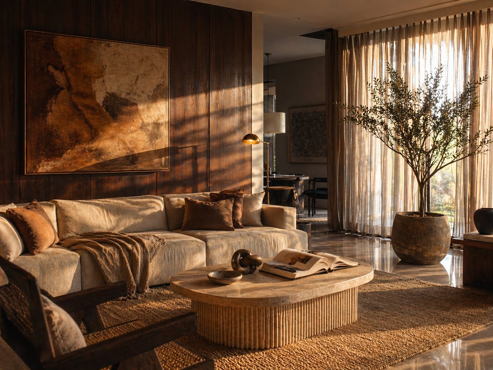 The Greater Kailash House — living room