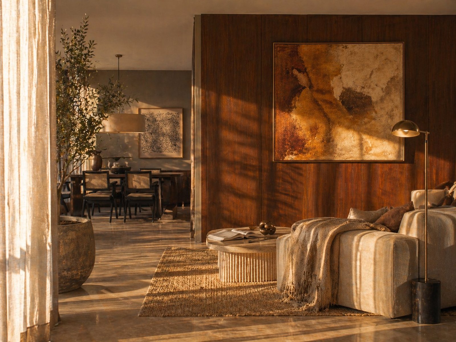 The Greater Kailash House — view from dining