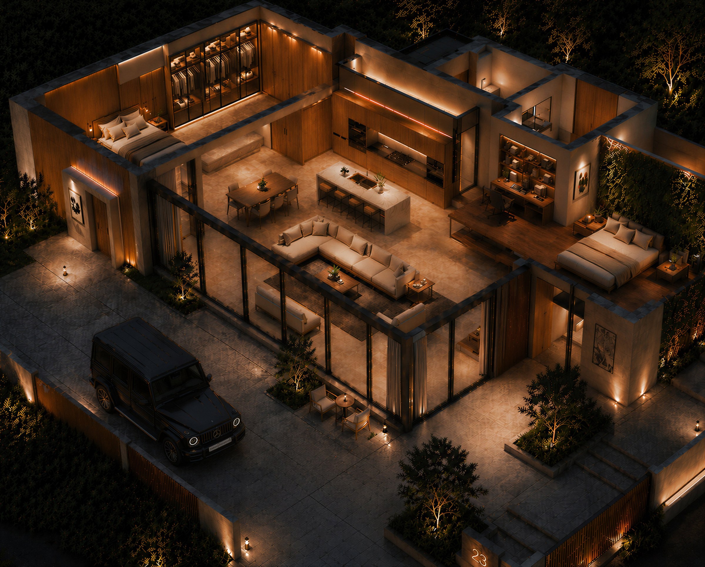 Nichedesigns23 — interactive house